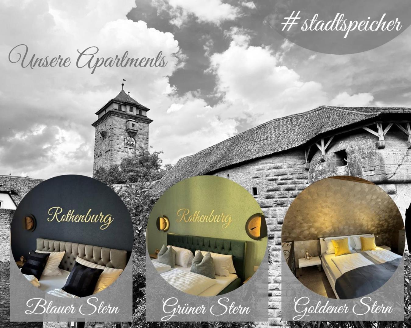 #Stadtspeicher - Gruener Stern Das Apartment Mitten In Der Altstadt Rothenburg ob der Tauber Luaran gambar